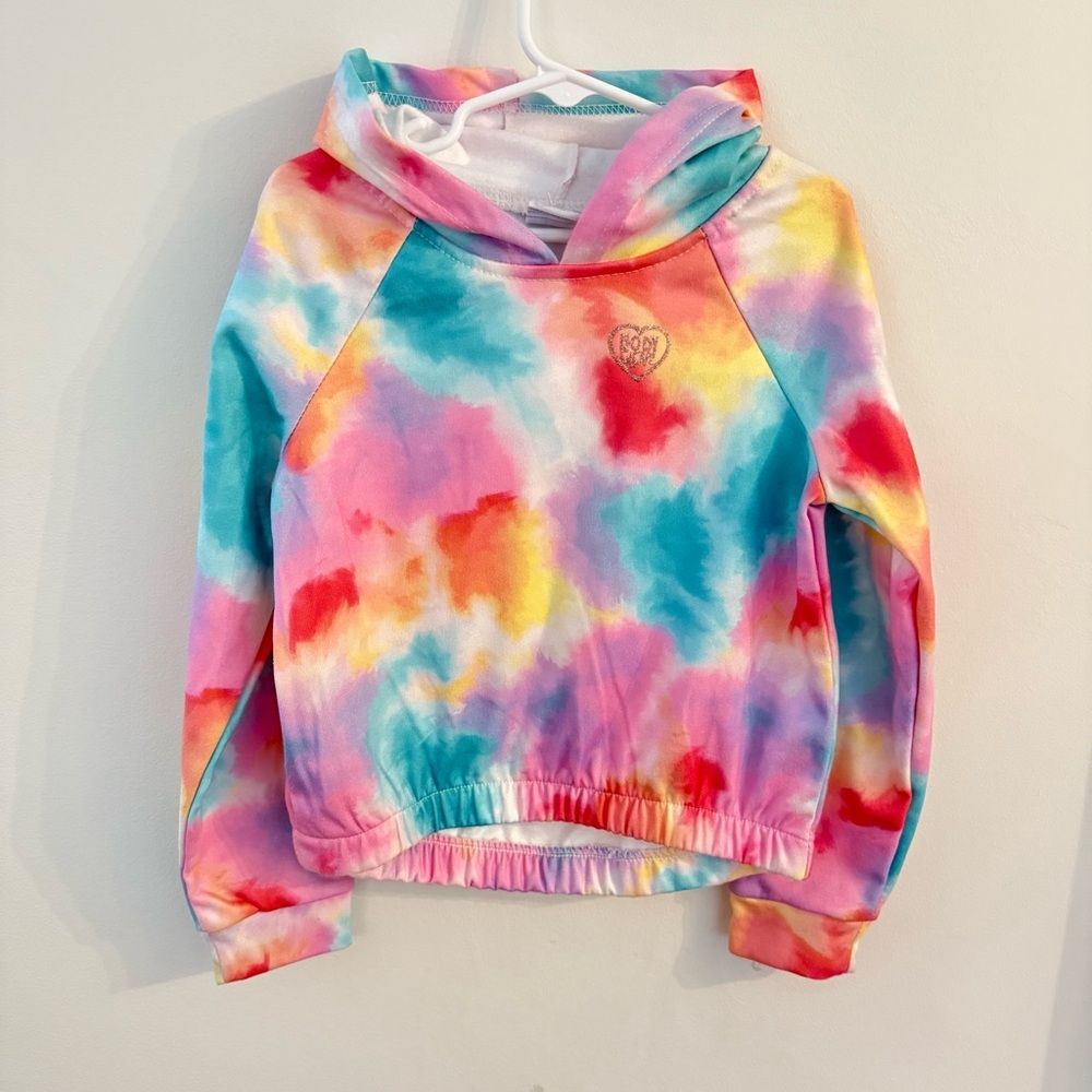 NEW Body Glove Tie Dyed Hoodie Pullover Sweatshirt Girls Kids 6 Bodyglove